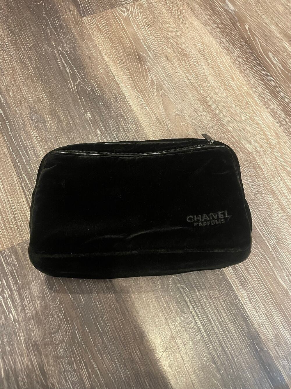 black velvet channel make up bag